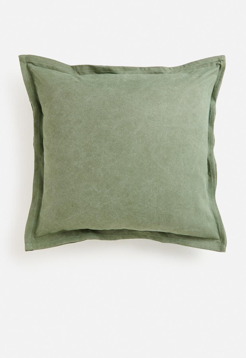 Sixth Floor - Rome plain cushion cover - Green