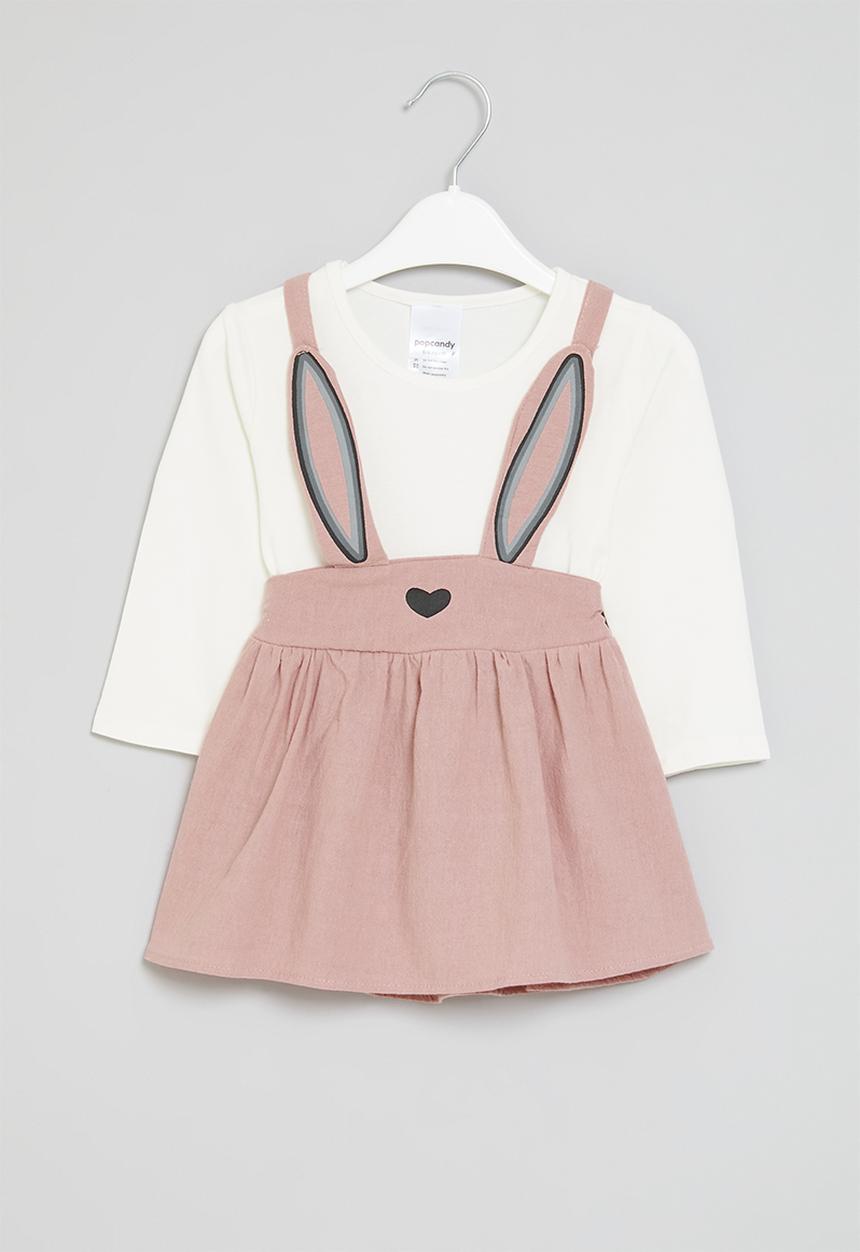 Pop Candy - Faux two piece dress - pink