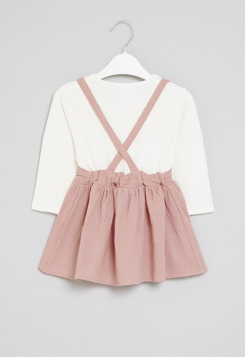 Pop Candy - Faux two piece dress - pink