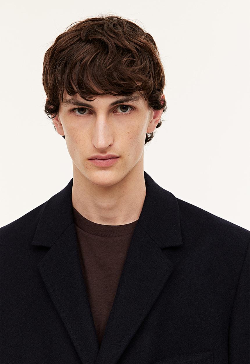 H&M - Wool-blend coat - dark blue