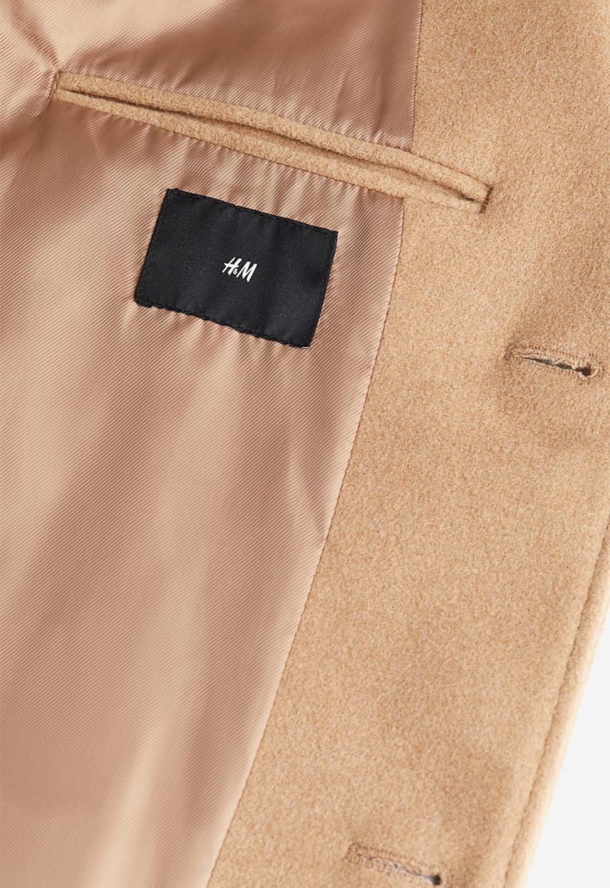 H&M - Wool-blend coat - dark beige