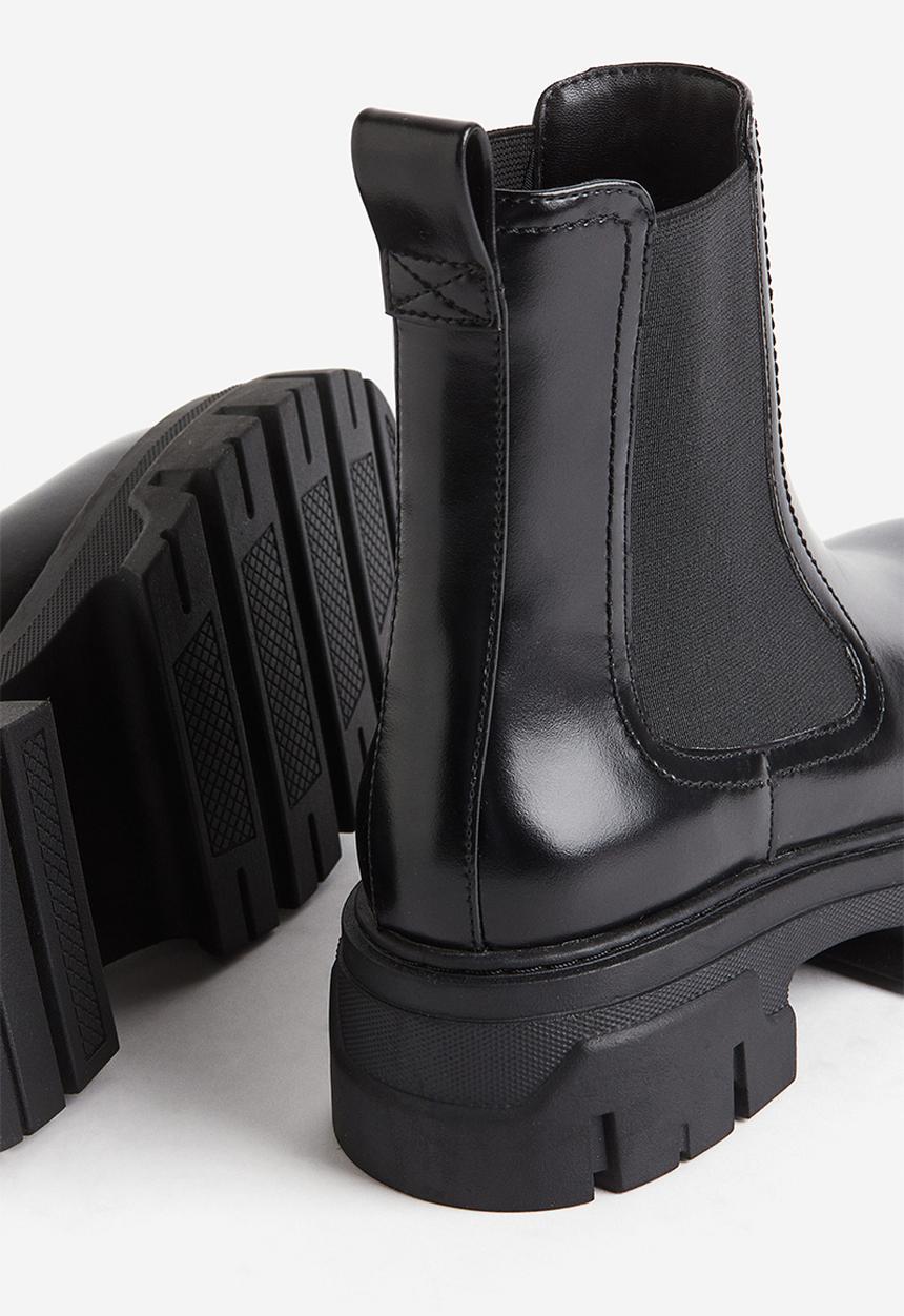 Chunky chelsea boots - black - 1101121004