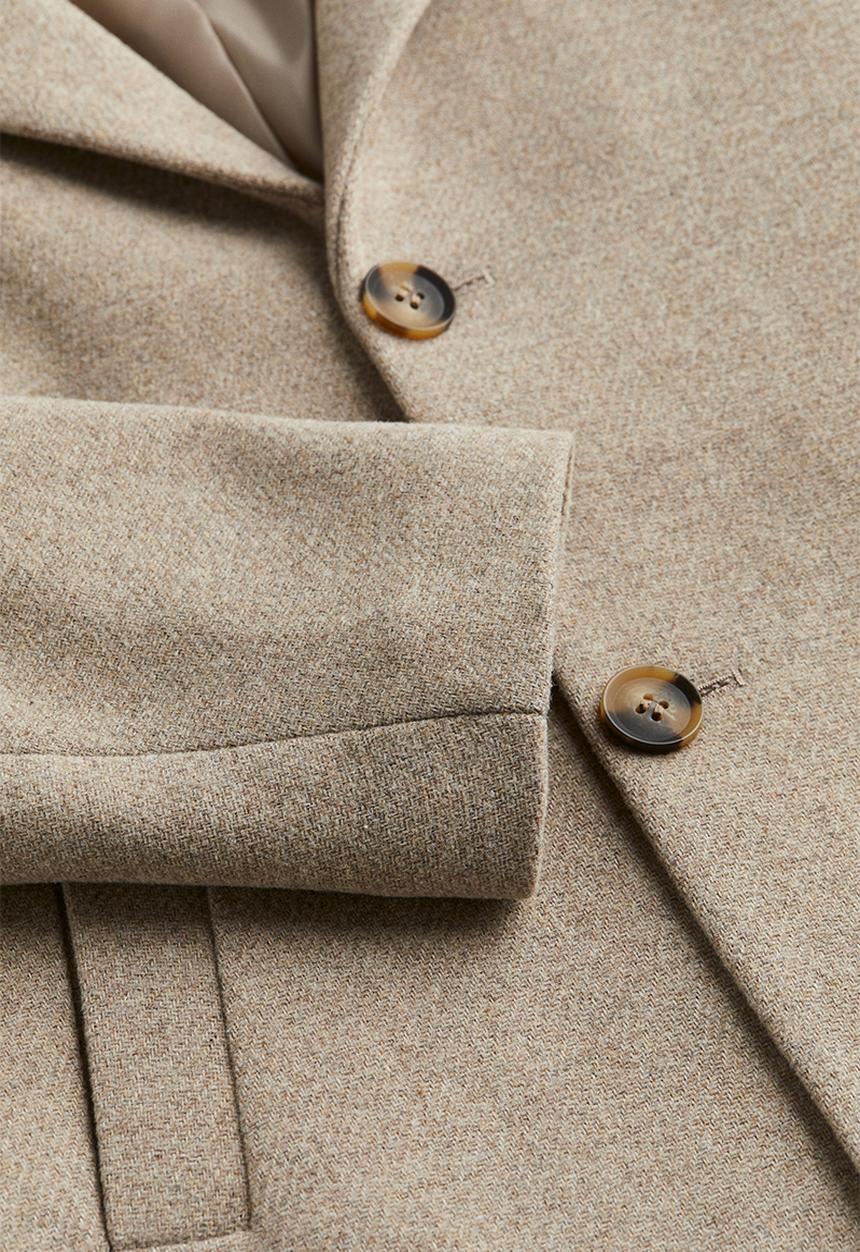 H&M - Single-breasted coat - beige