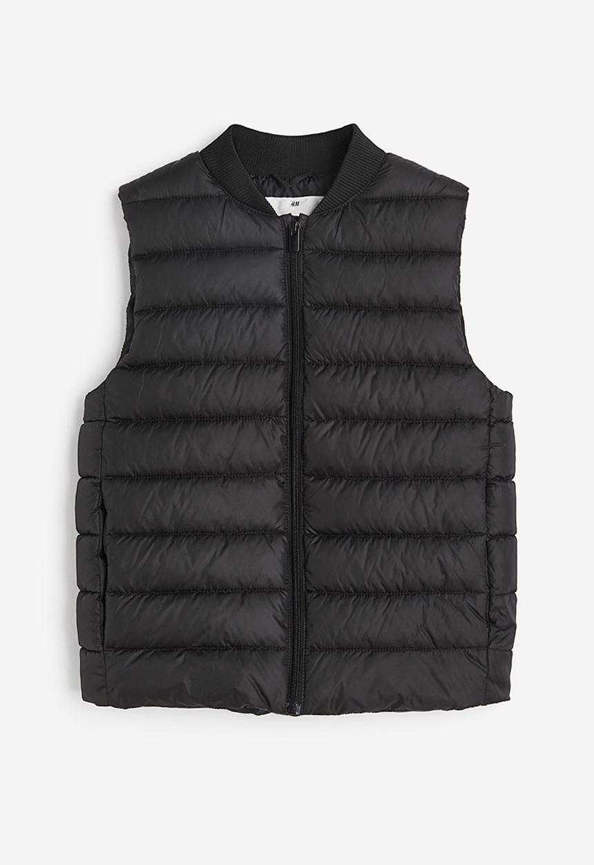 H&M - Puffer gilet - black
