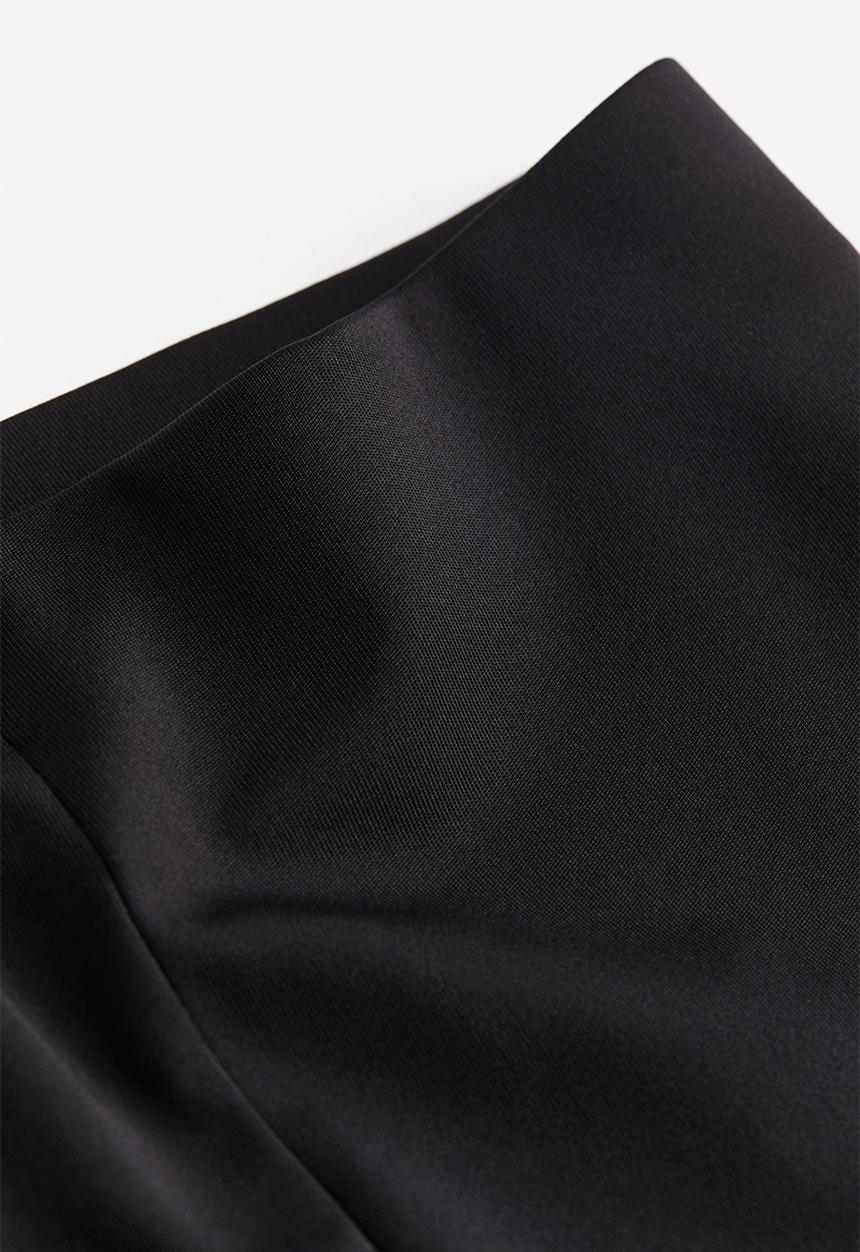 H&M - High-waisted leggings - black