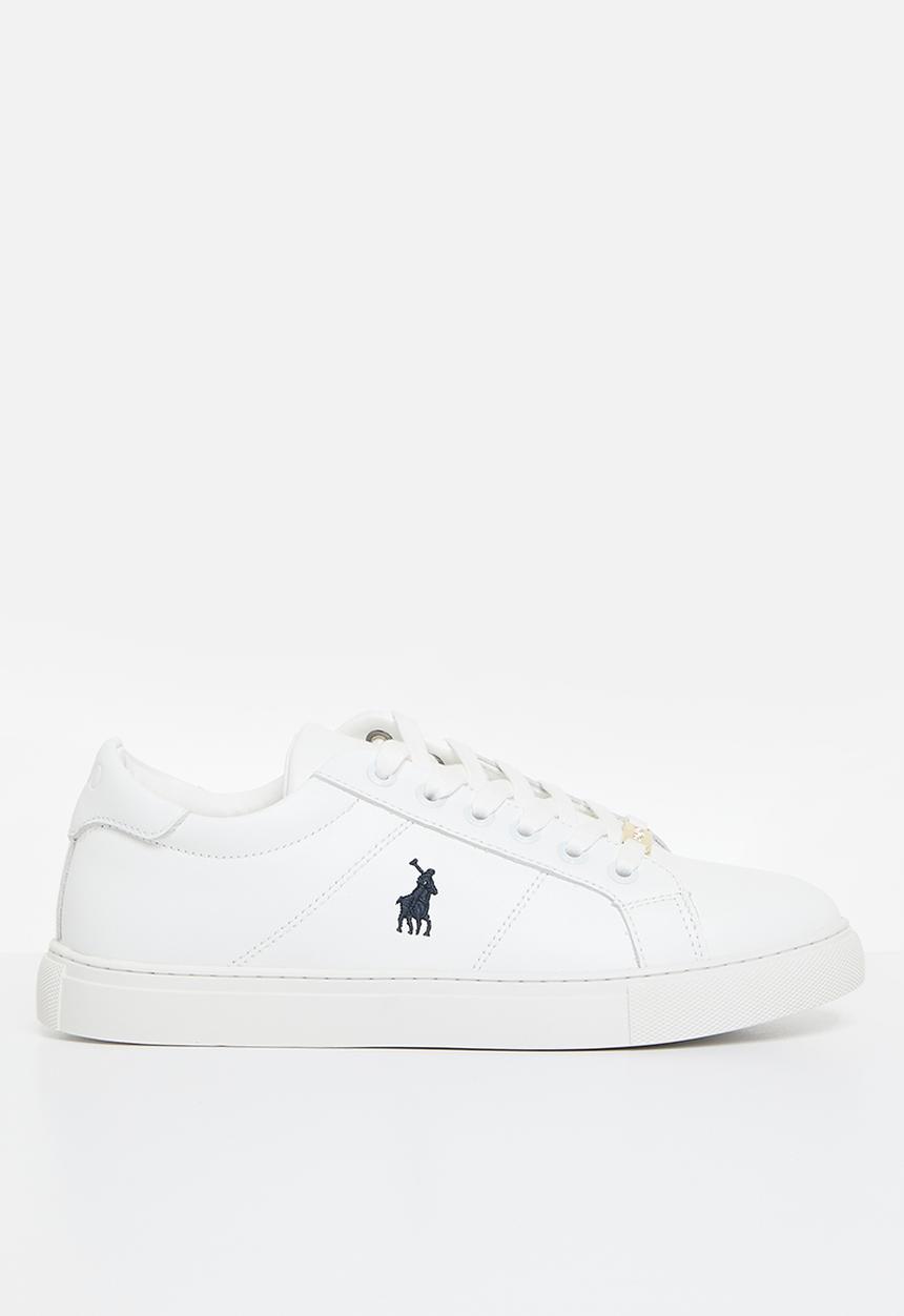 POLO - Classic leather sneaker - white