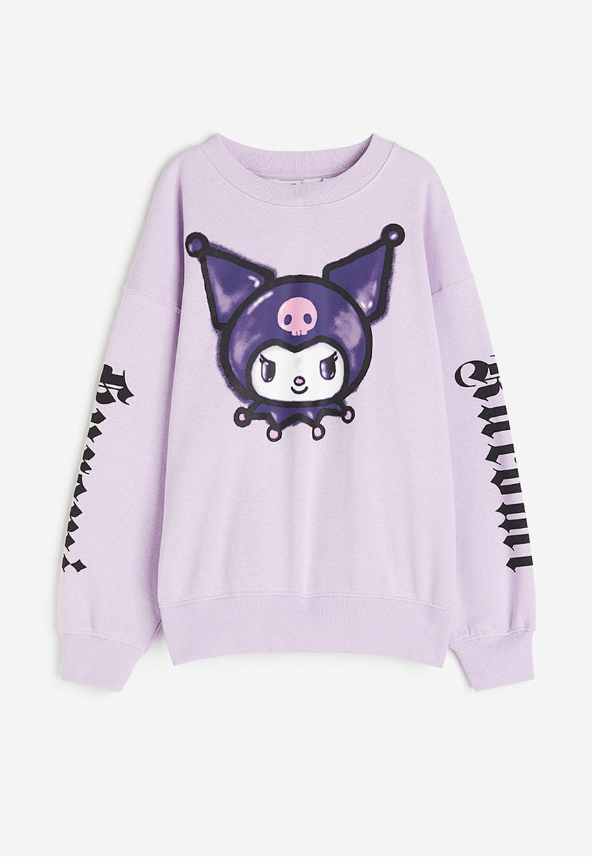 H&M - Oversized sweatshirt - lilac/kuromi