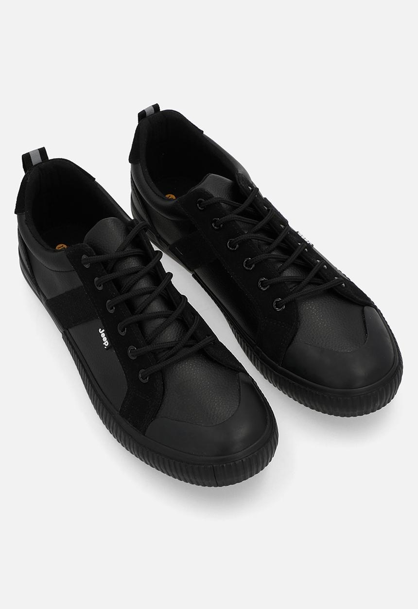 JEEP - Pu vulcanised sneaker - black-jeep