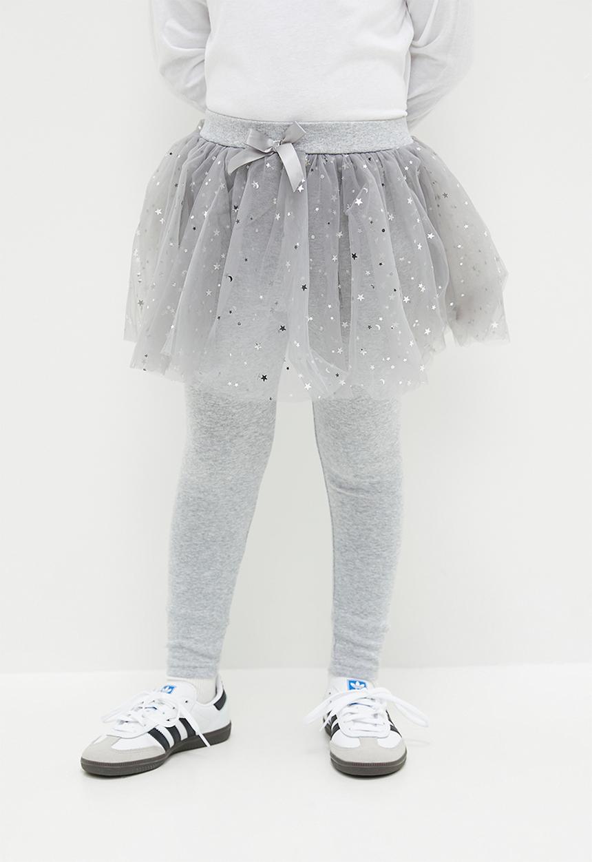 Pop Candy - Legging with tutu - grey