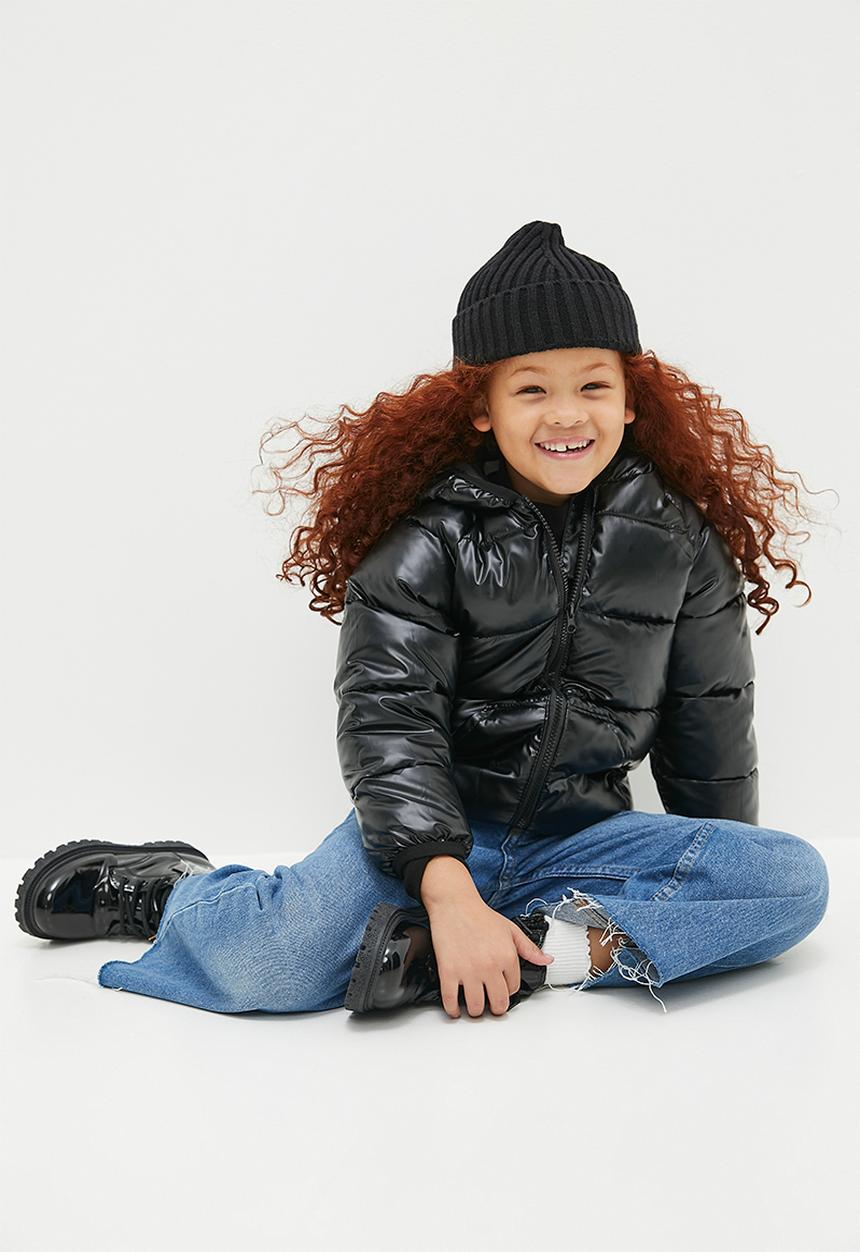 Pop Candy - Metallic hooded puffer jacket - unisex