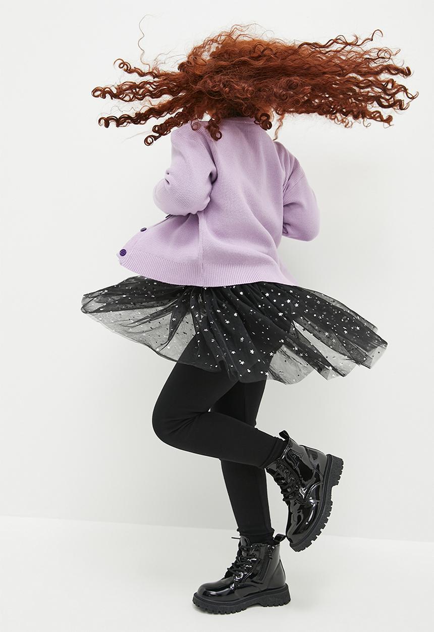Pop Candy - Legging with tutu - black