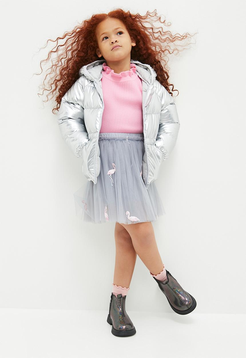 Pop Candy - Frilled poloneck - pink