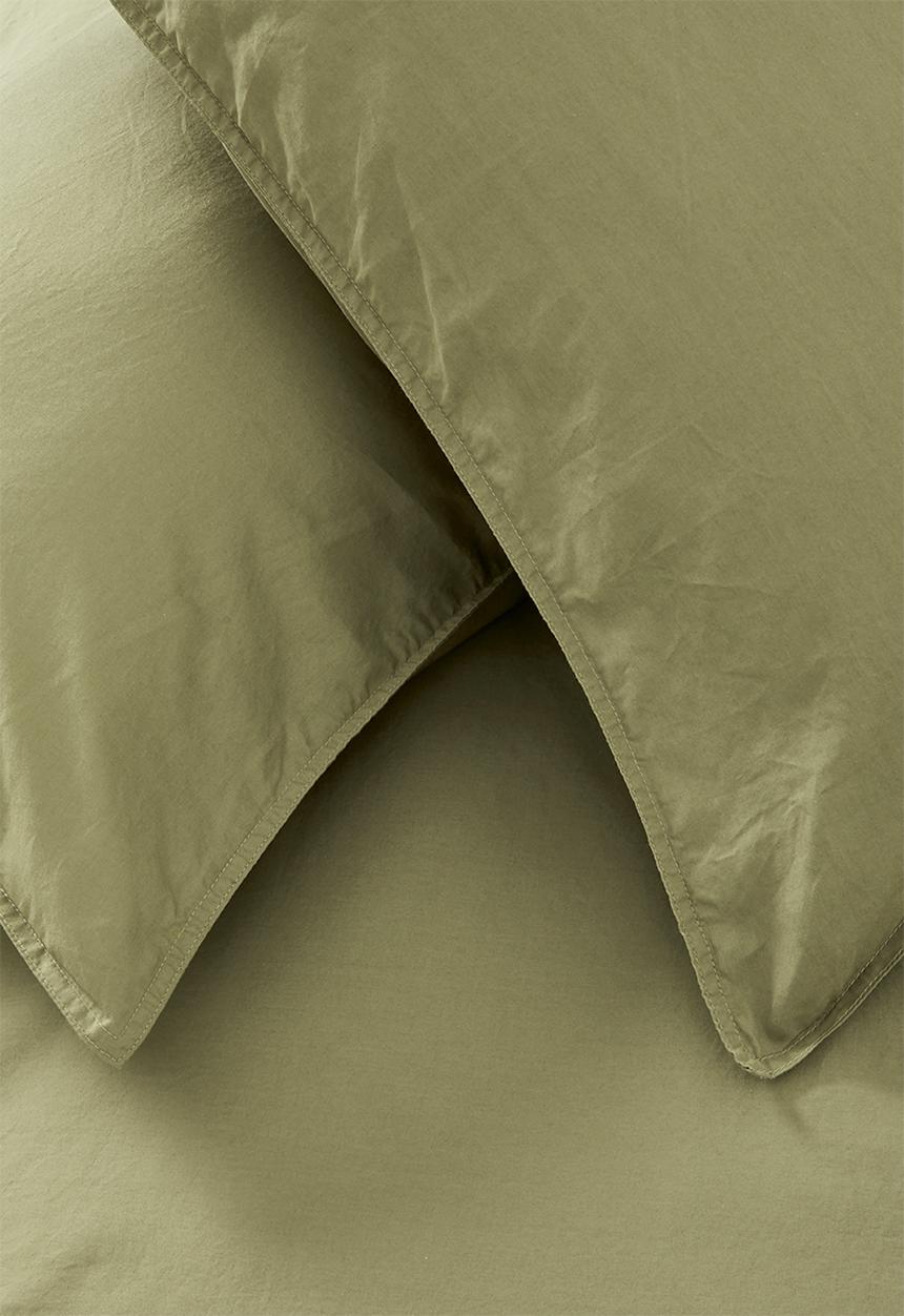 Hertex Haus - Cotton Washed Pillowcase Set 2 - Aloe