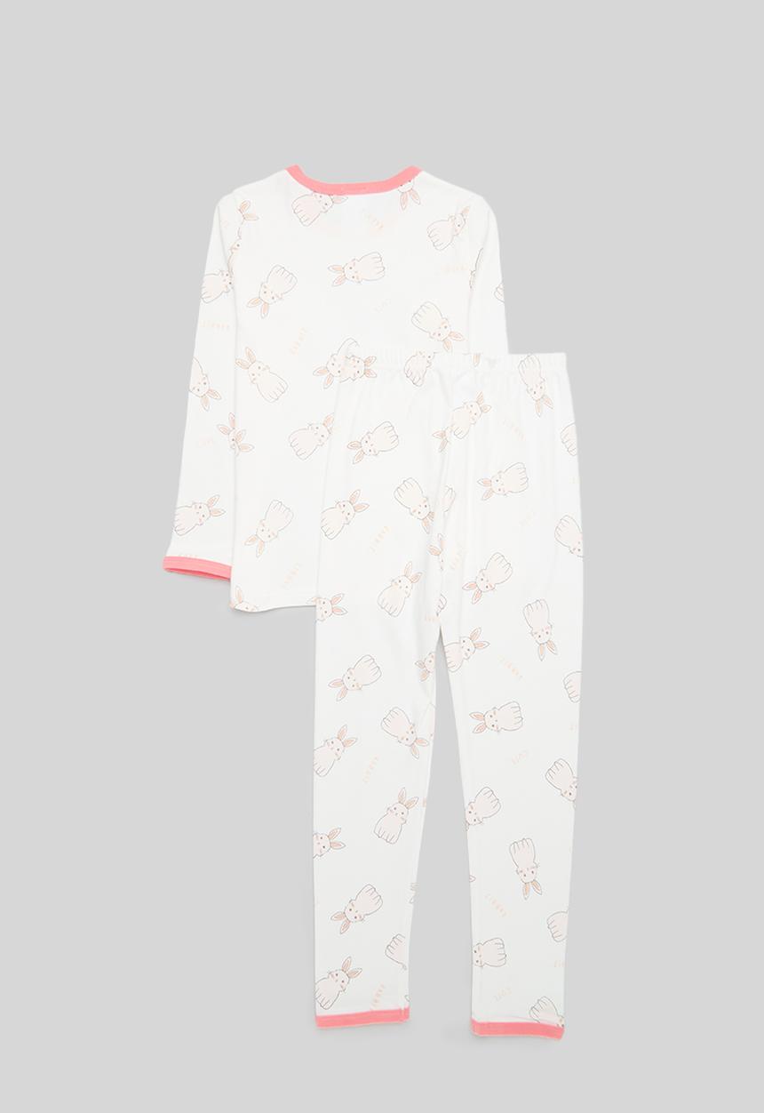Pop Candy - Printed pj set - white