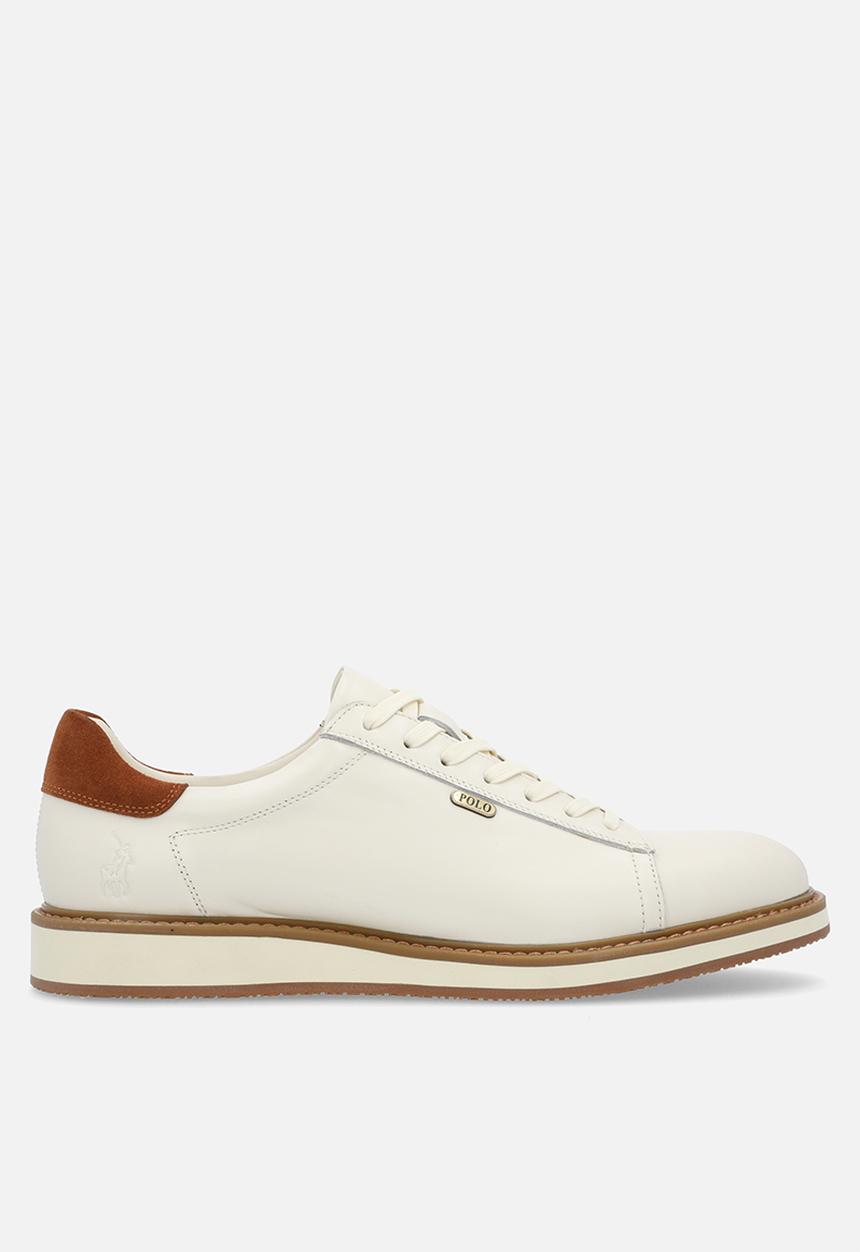 POLO - Smooth Leather Formal Sneaker1 - White