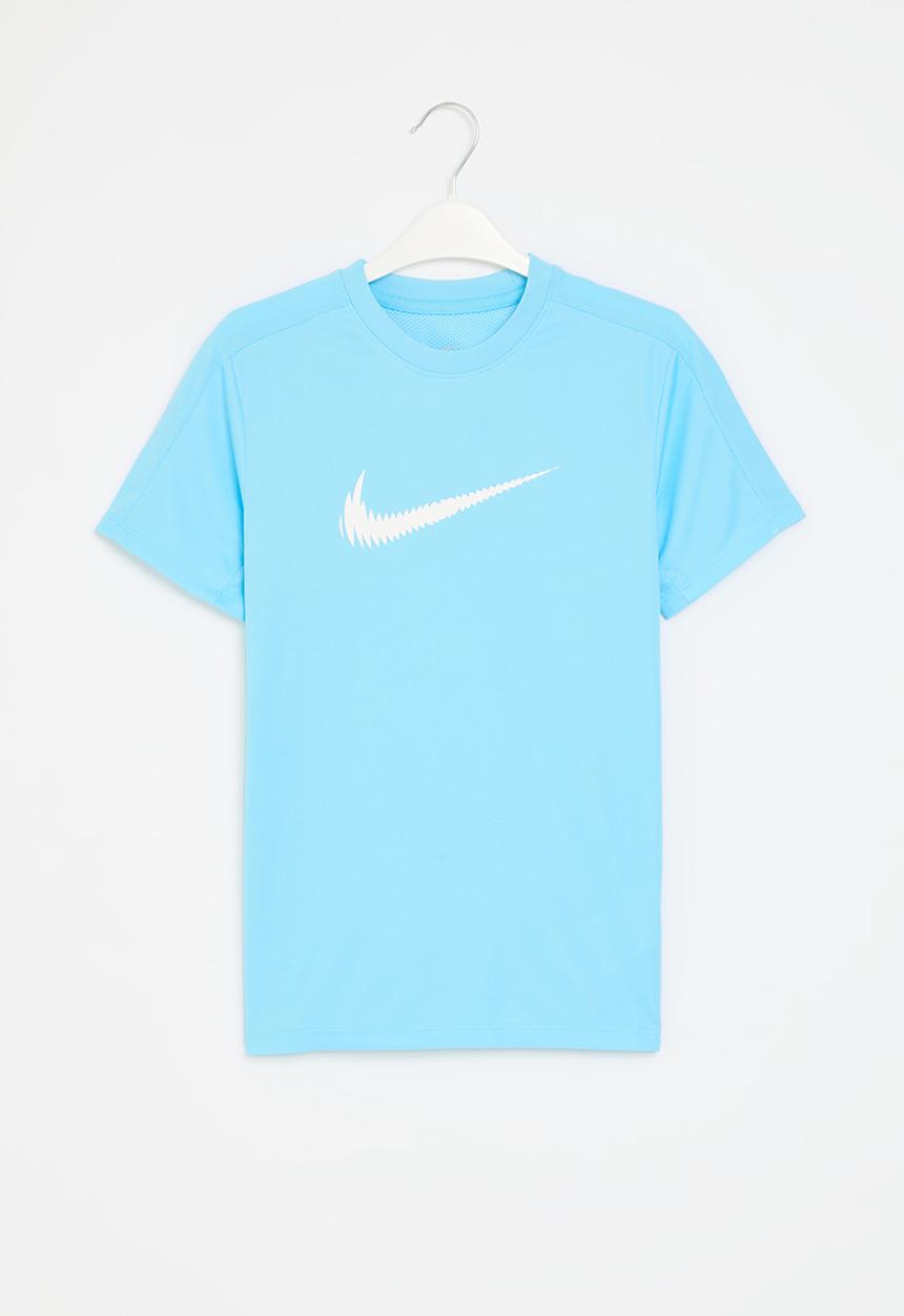 Nike - K Nk Df Trphy23 Ss Top Gx - Aquarius Blue/White