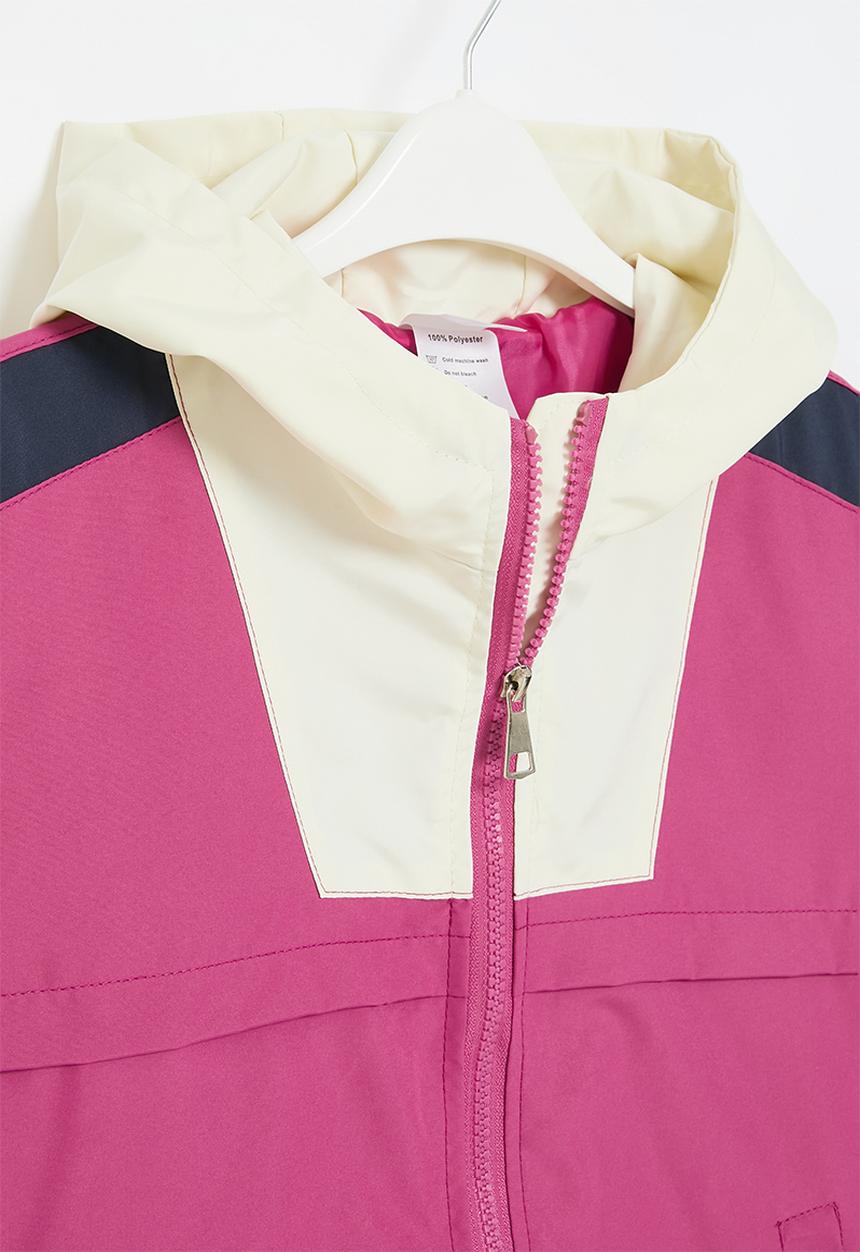 Pop Candy - Colour block windbreaker - pink 