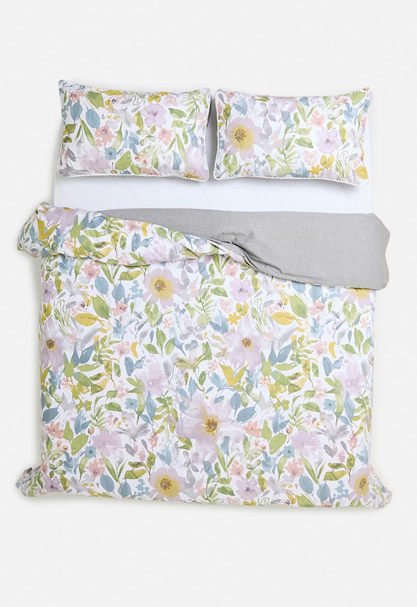 Horrockses - Pauline Flower Duvet Cover - multi