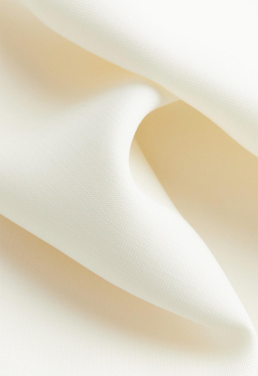 H&M - Wide tailored trousers - cream