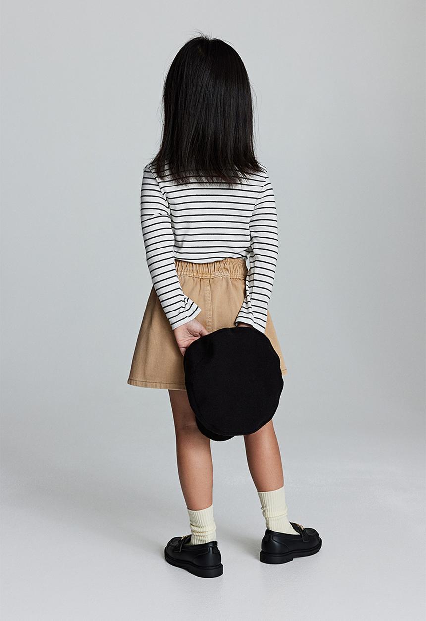 H&M - 2-pack polo-neck tops - white & pink