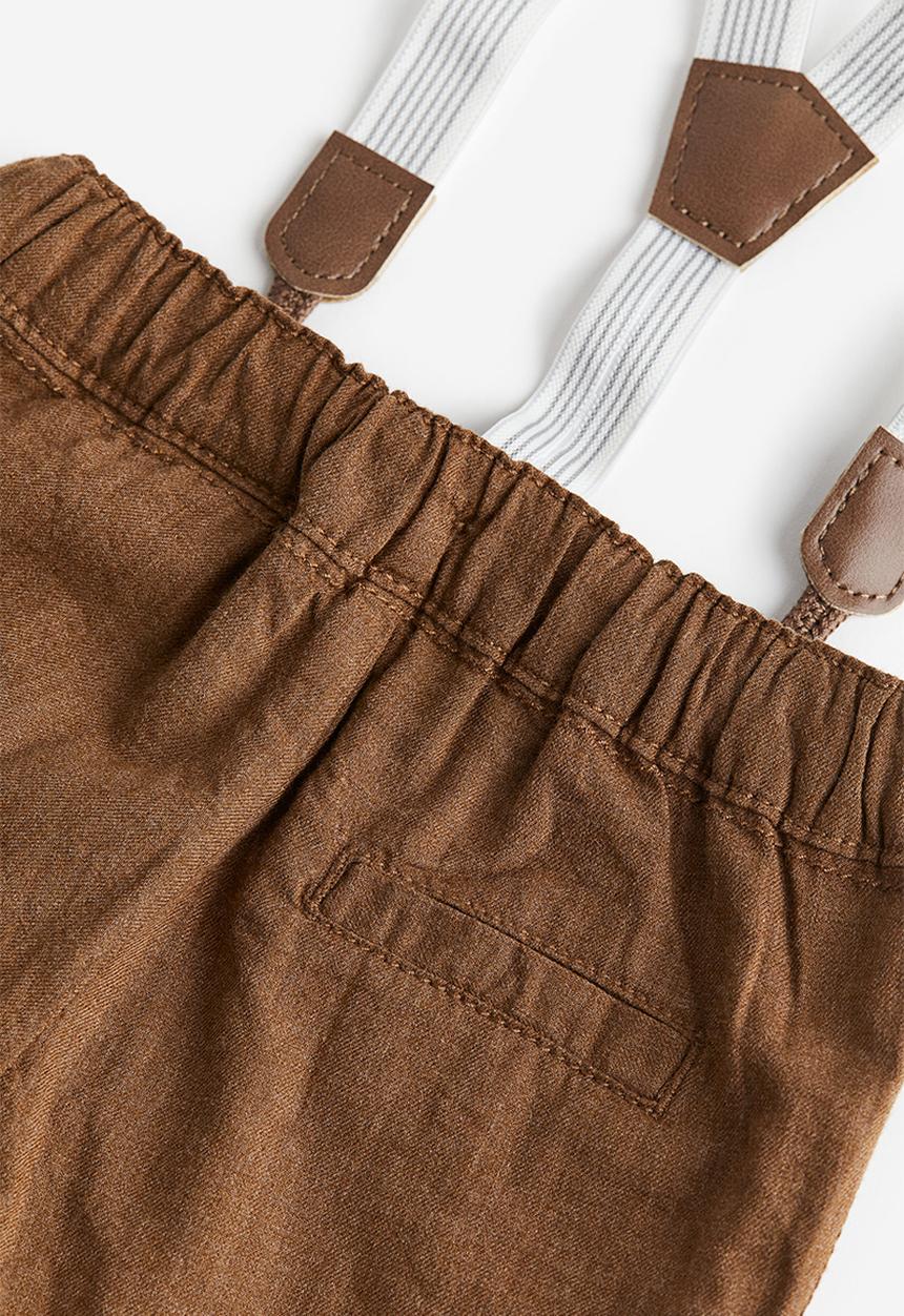 H&M - Dressy set - white & brown