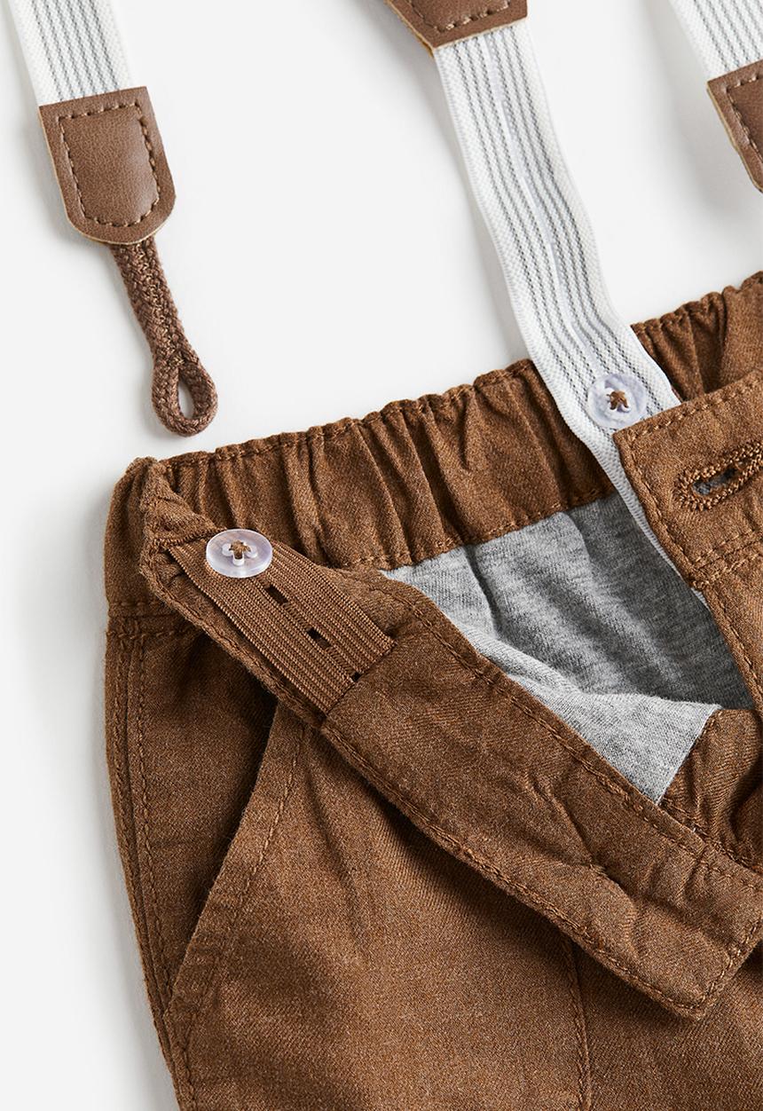 H&M - Dressy set - white & brown