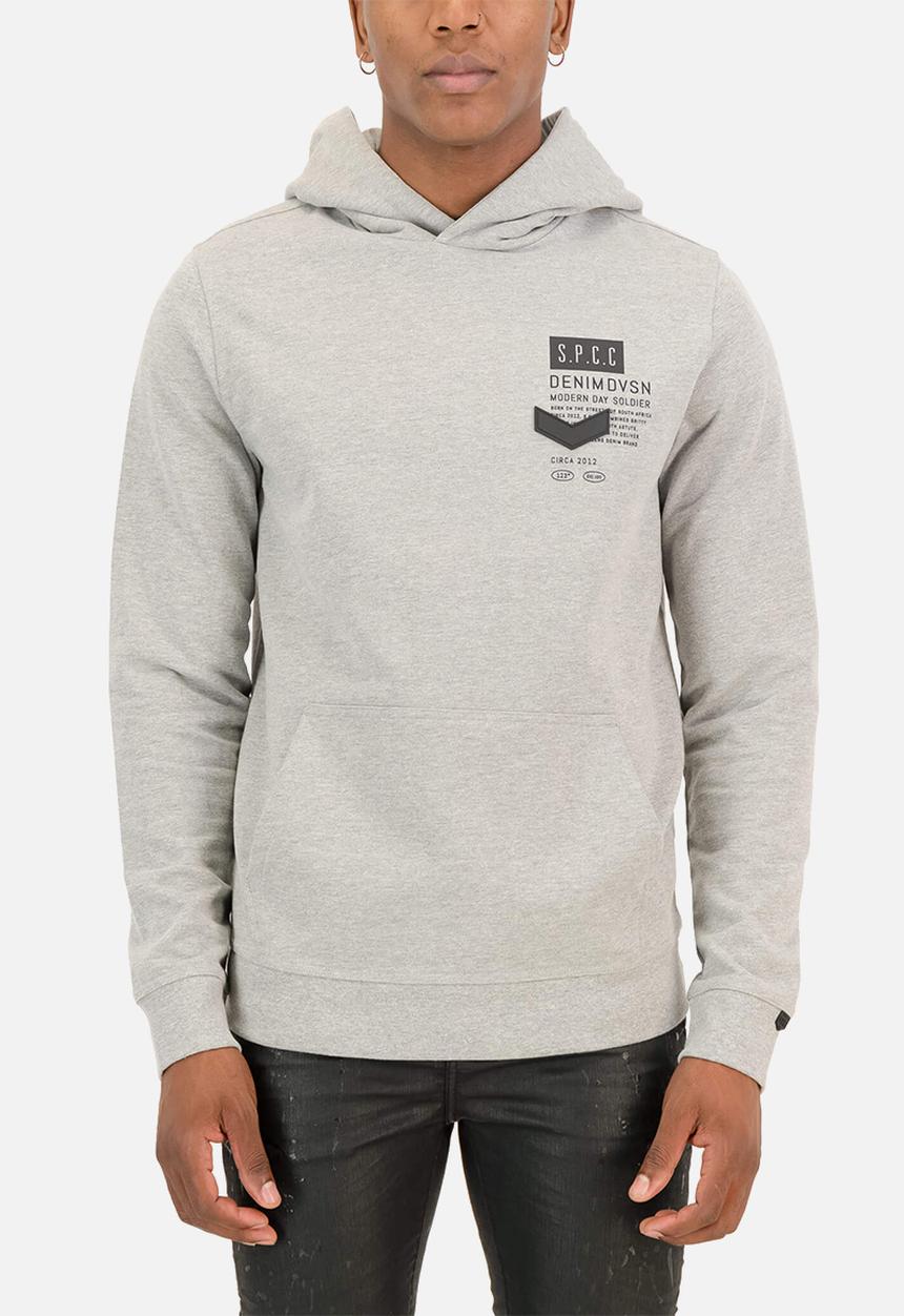 S.P.C.C - Vega signature regular fit hoodies - grey melange