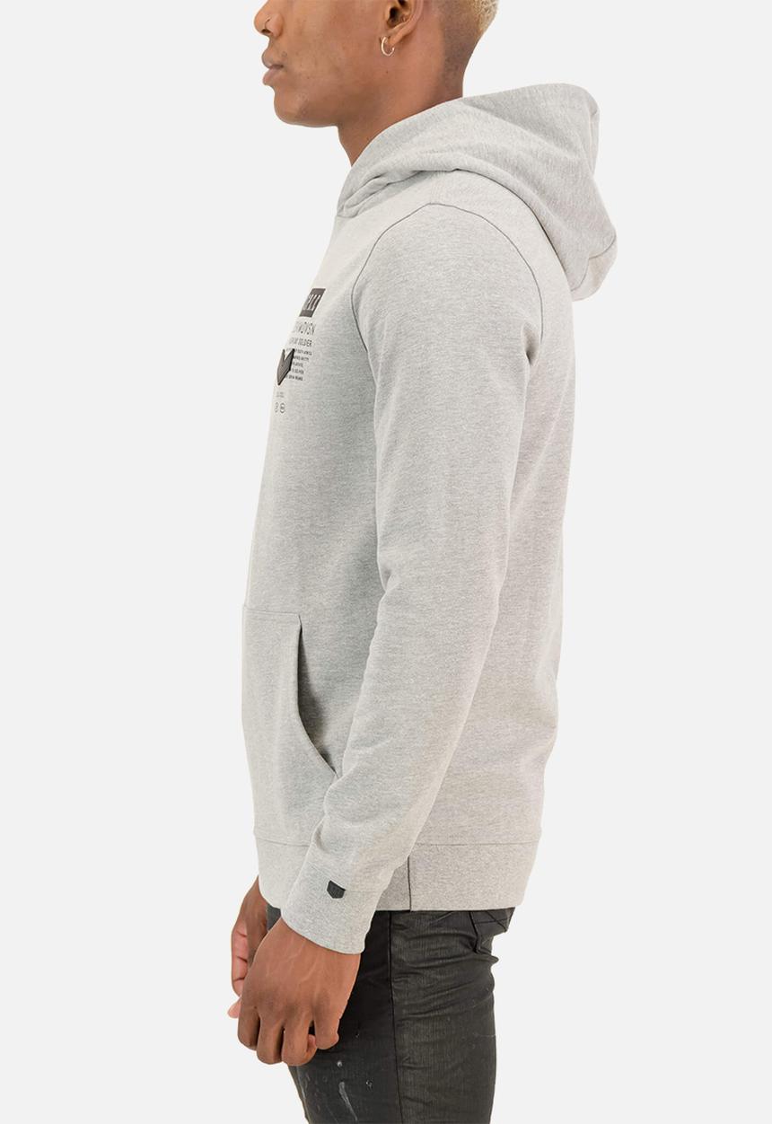 S.P.C.C - Vega signature regular fit hoodies - grey melange