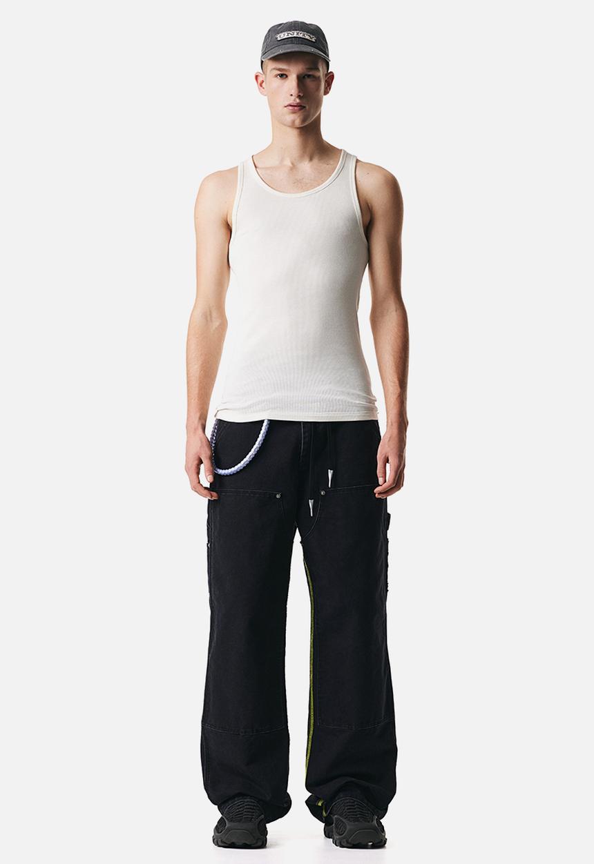 H&M - Ribbed vest top - cream