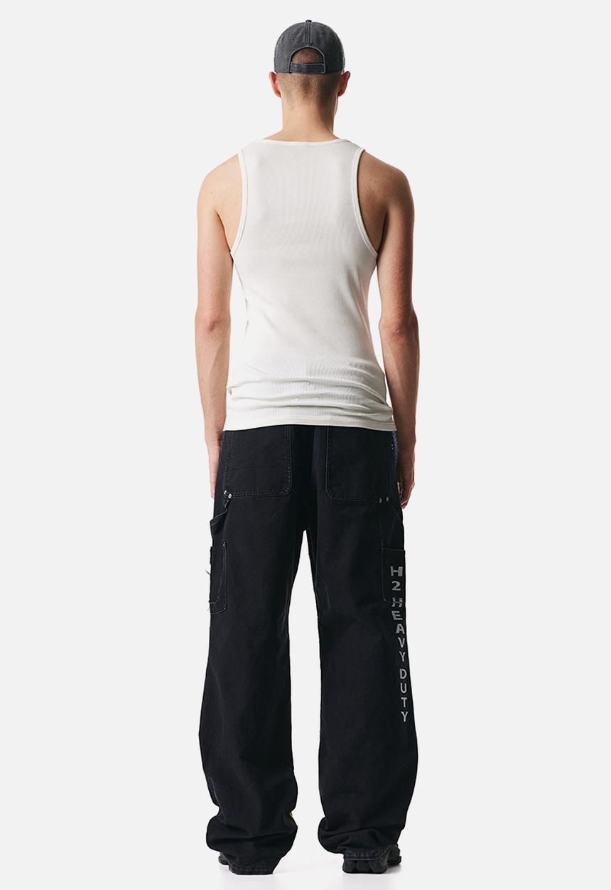 H&M - Ribbed vest top - cream
