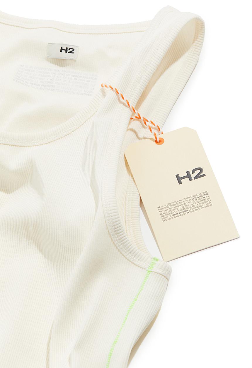 H&M - Ribbed vest top - cream
