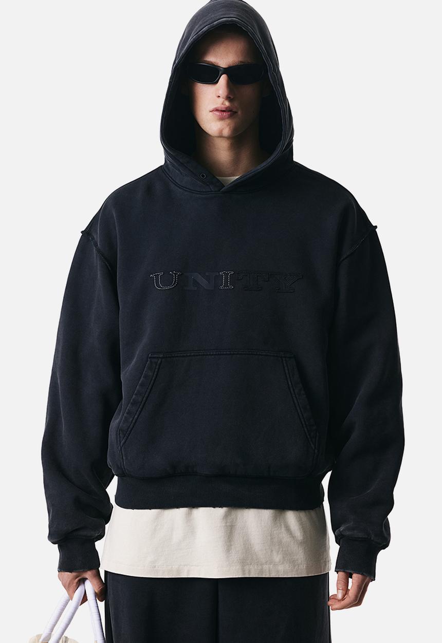 H&M - Reversible hoodie - black
