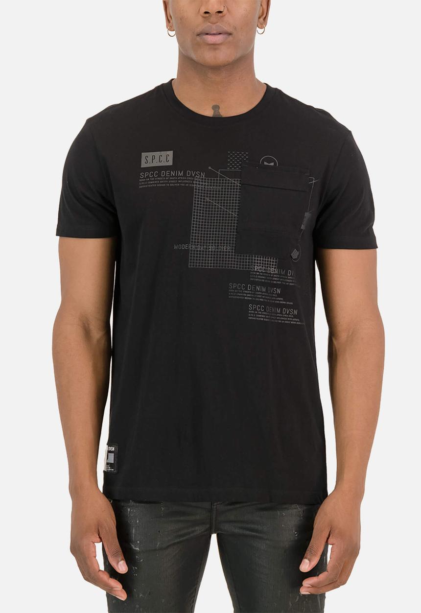 S.P.C.C - Fairfax Fashion Regular Fit Tee - Black