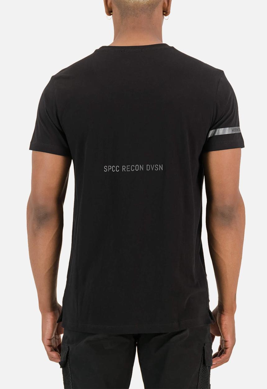S.P.C.C - Recon Noir Fashion Regular Fit Tees - Black