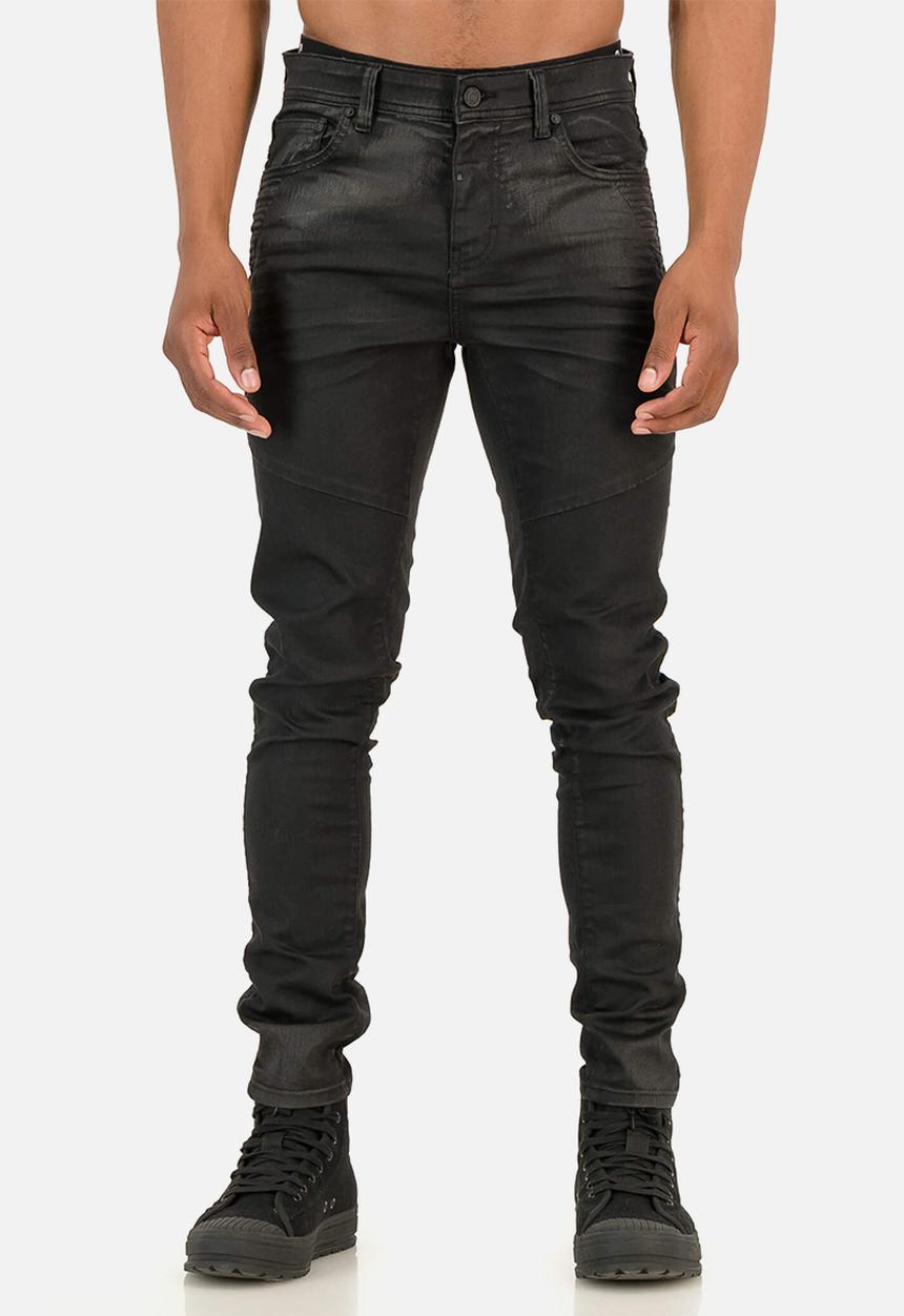 S.P.C.C - Marquez fashion trench fit jeans - black