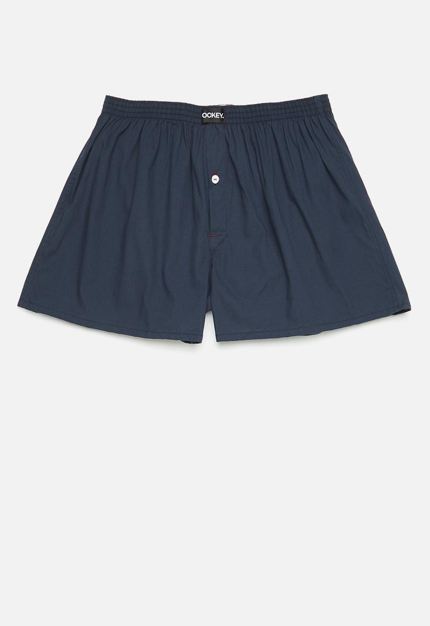 Jockey - 2 Pack woven boxer - Blue Odessy & Midnight Navy