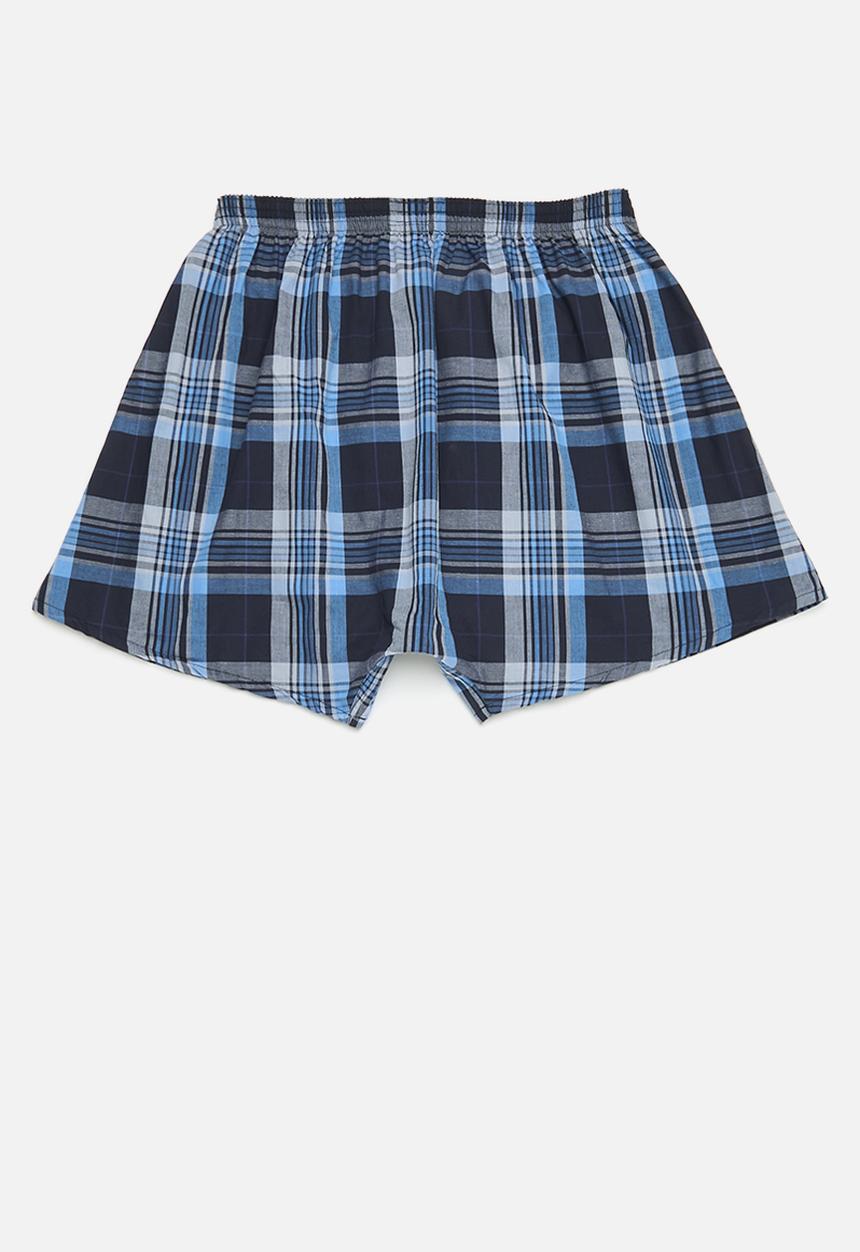 Jockey - 2 Pack woven boxer - Blue Odessy & Midnight Navy