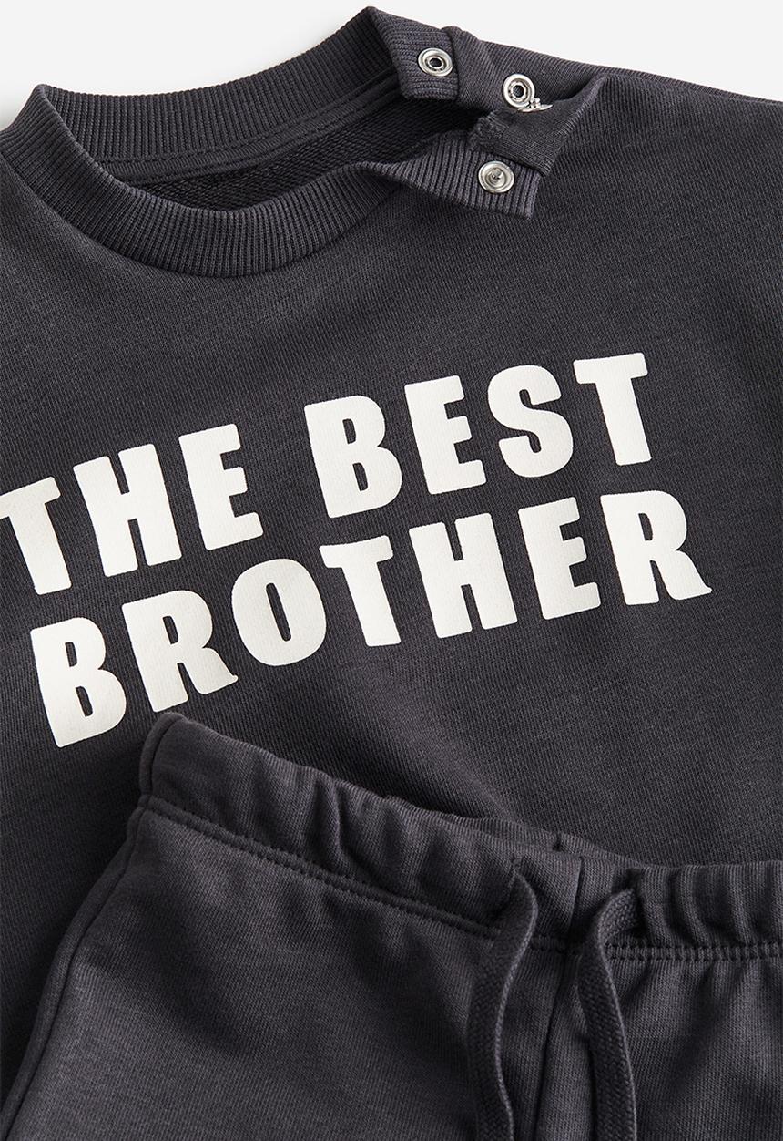 H&M - 2-piece sweatshirt set - dark grey