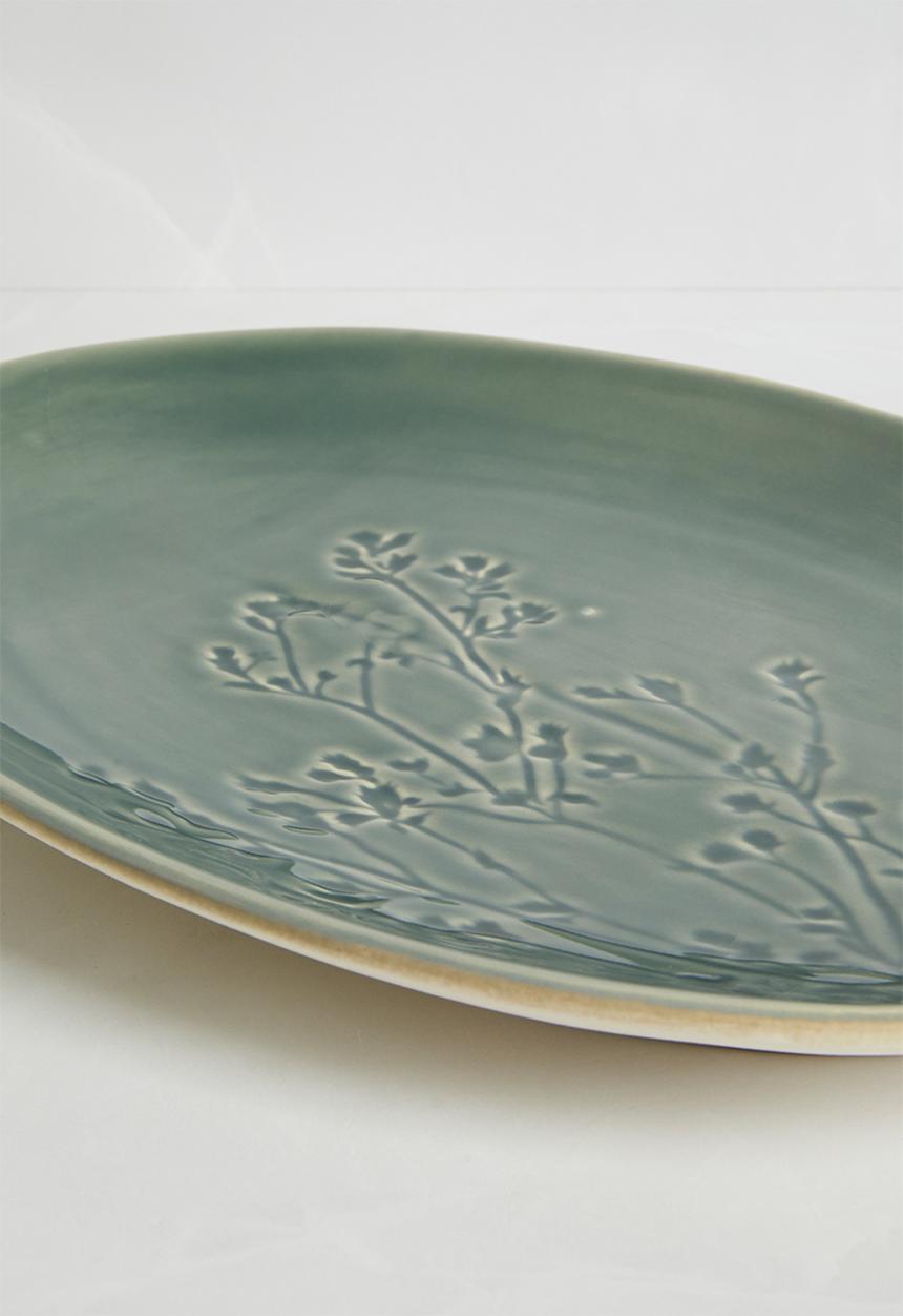 Sixth Floor - Daphne Large Platter - Blue