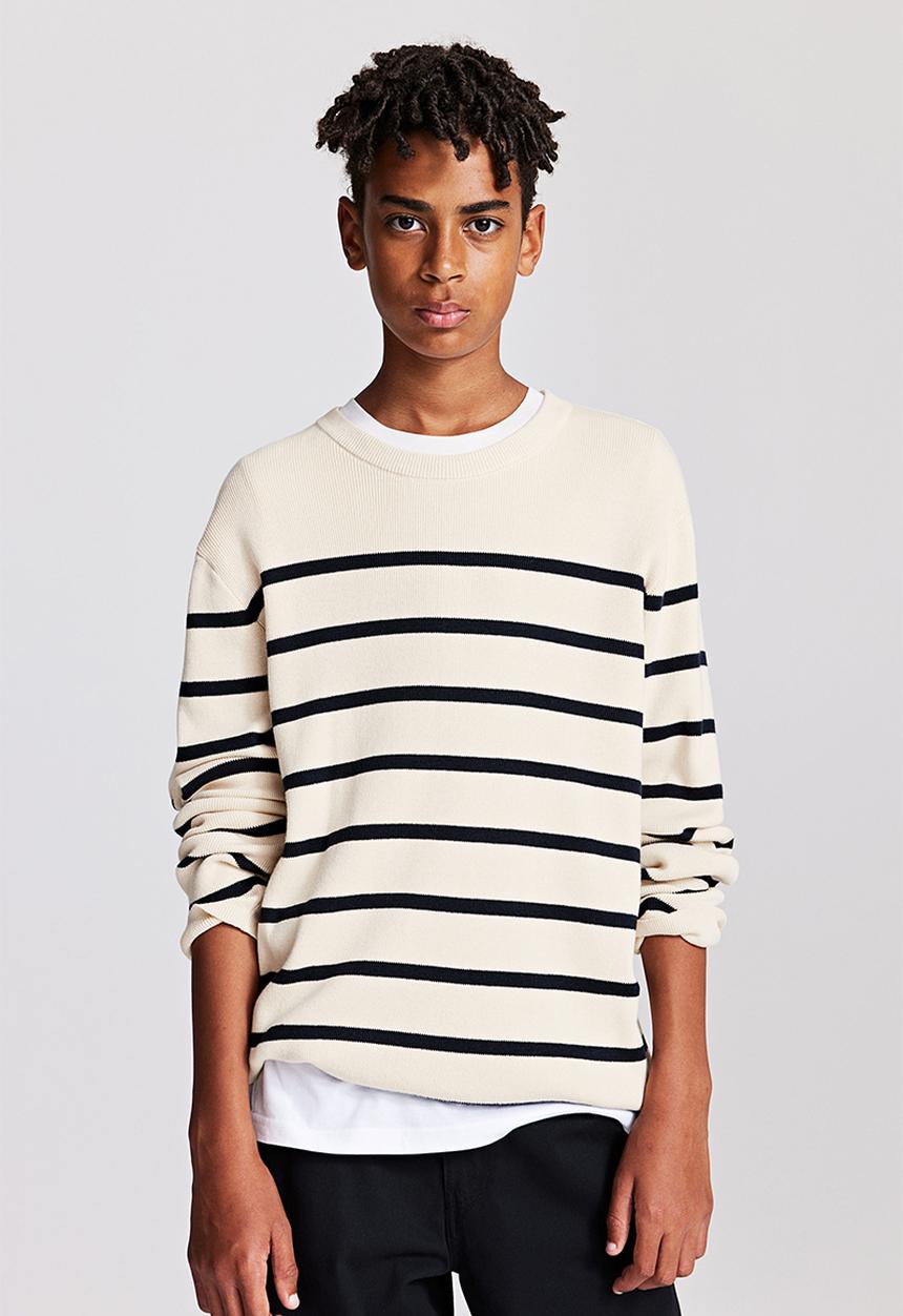 H&M - Fine-knit cotton jumper - white