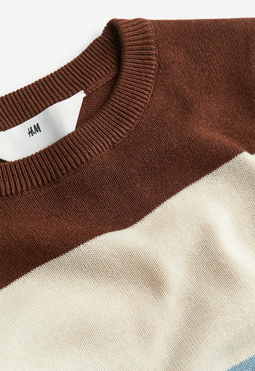H&M - Jacquard-knit cotton jumper - multi