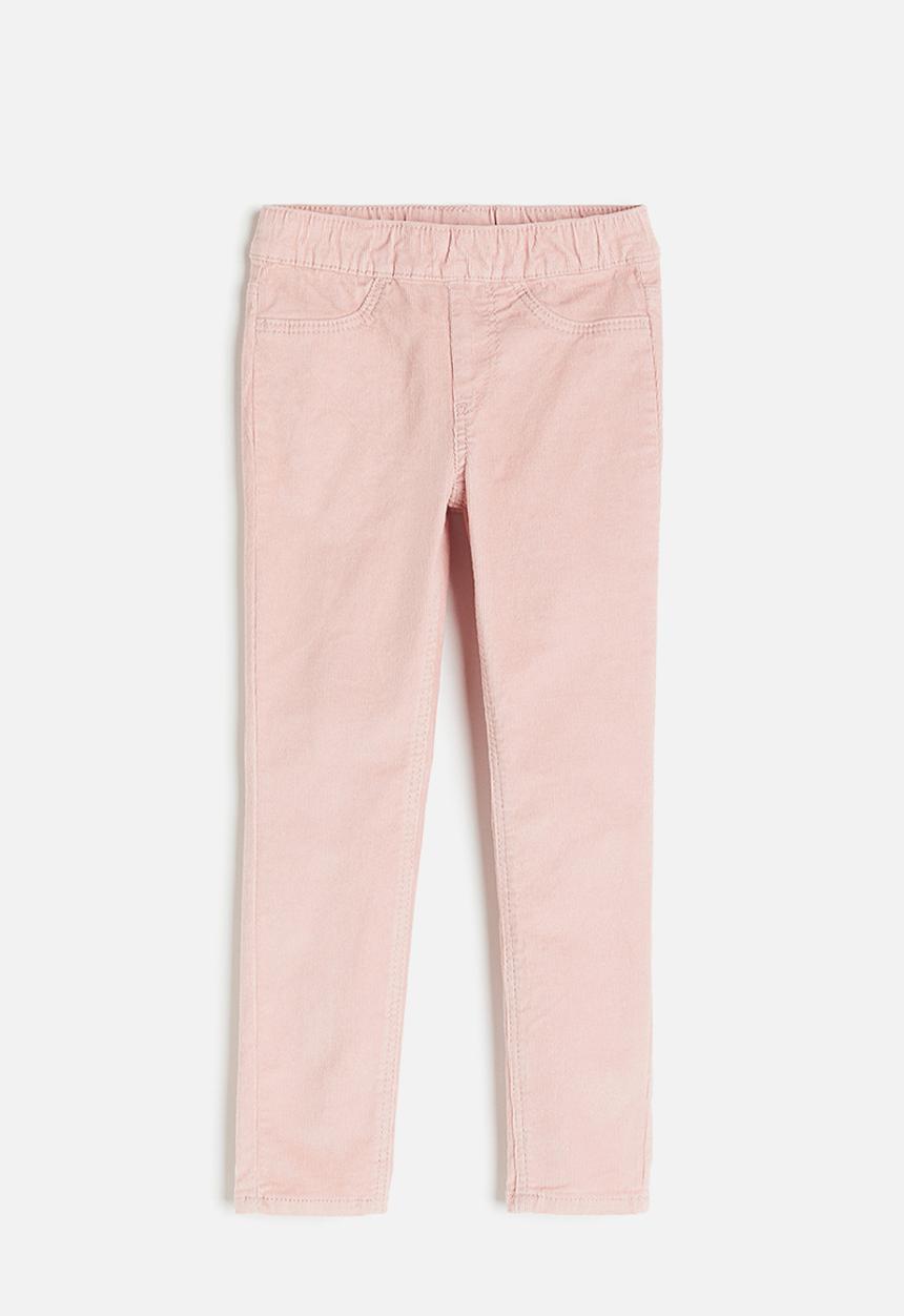H&M - Corduroy treggings - light pink