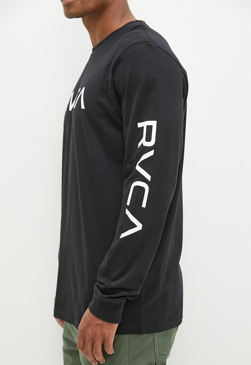 RVCA - Big rvca long sleeve - black/white