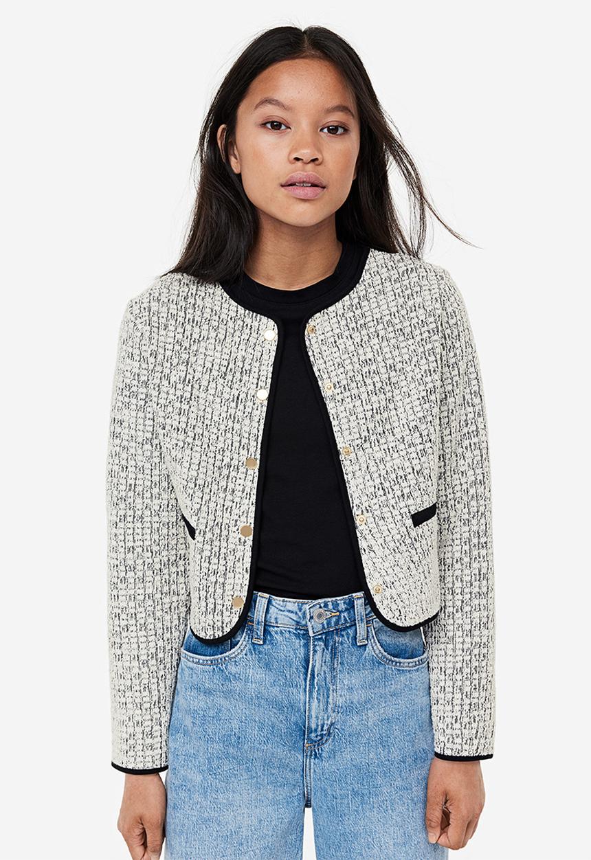 H&M - Bouclé jacket - white