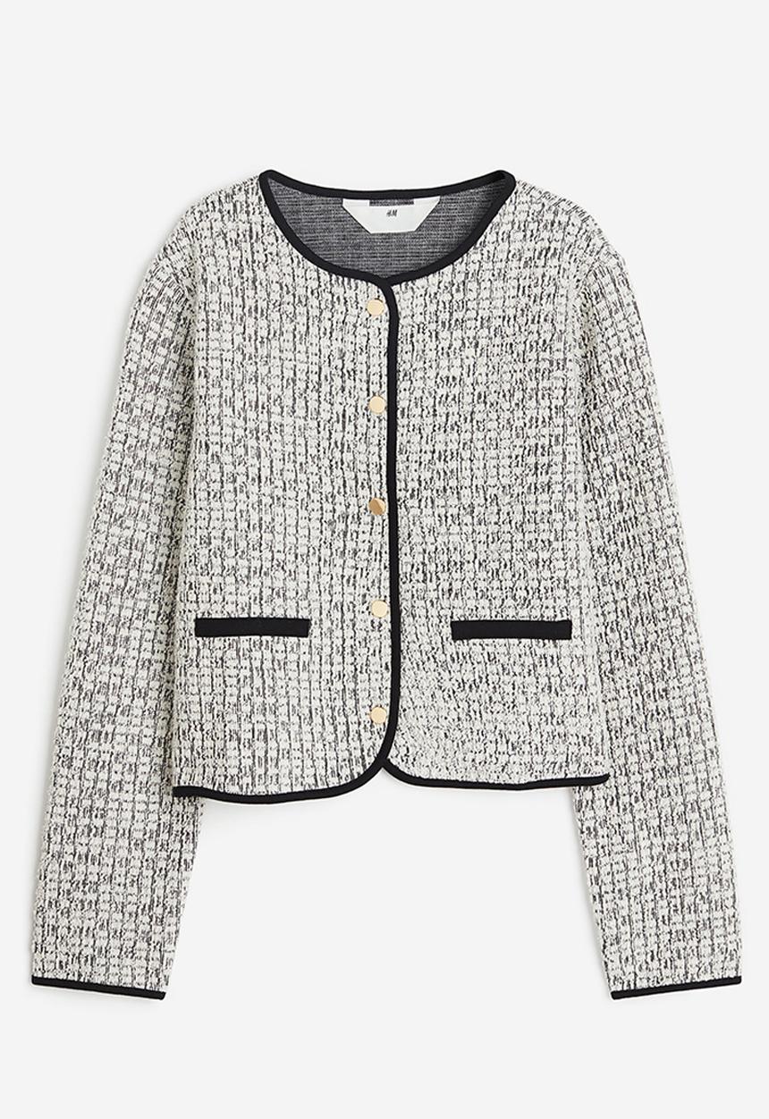 H&M - Bouclé jacket - white