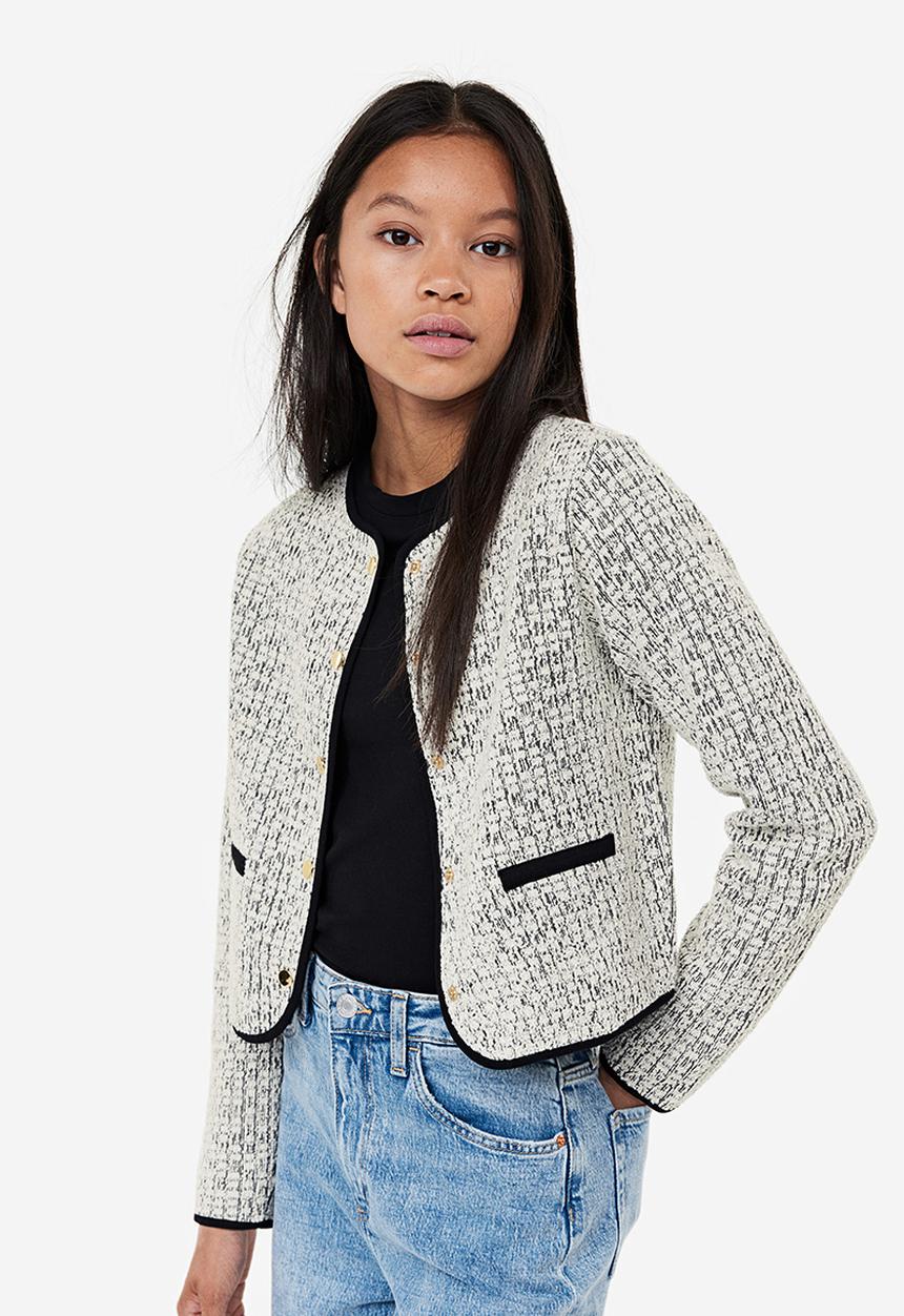 H&M - Bouclé jacket - white
