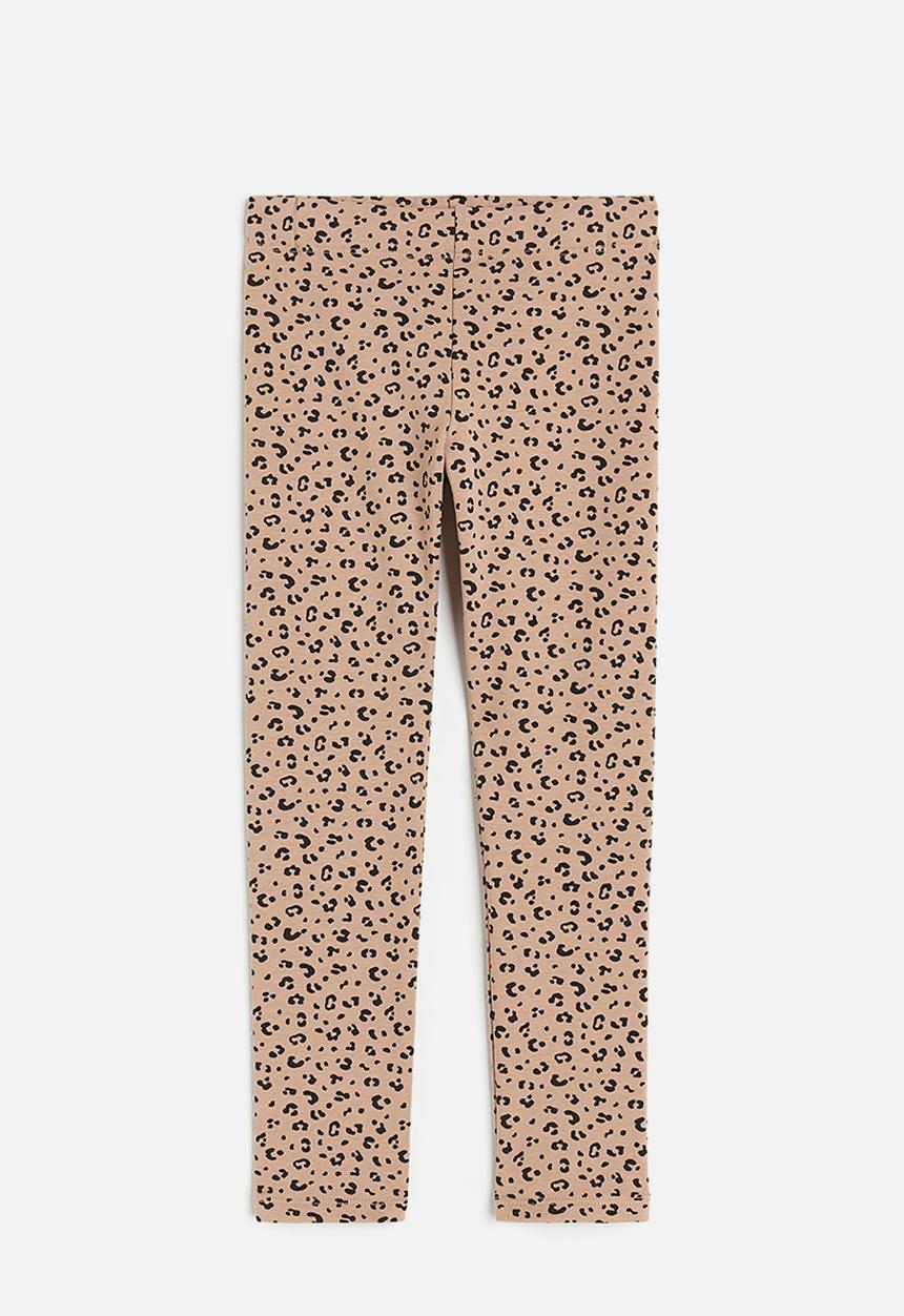 H&M - Brushed-inside leggings - beige