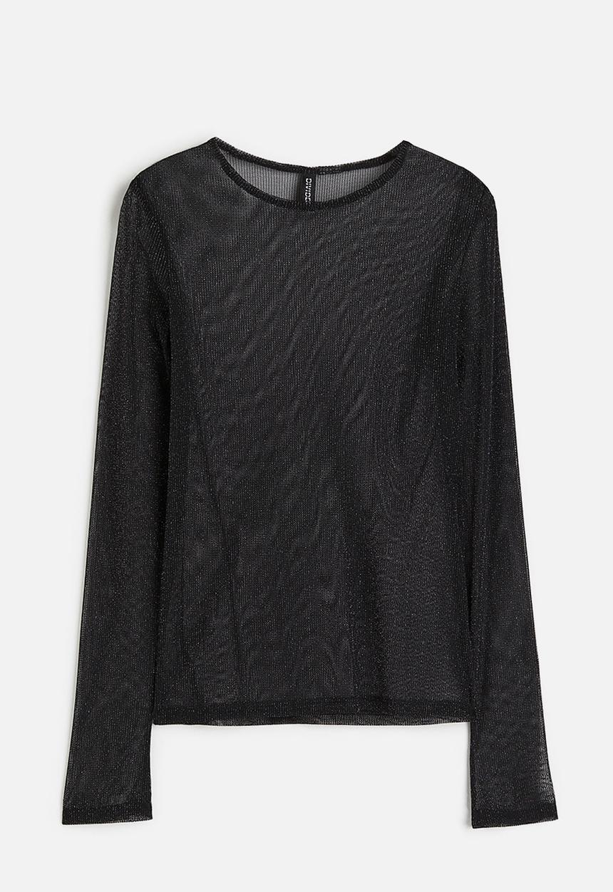 H&M - Long-sleeved top - black