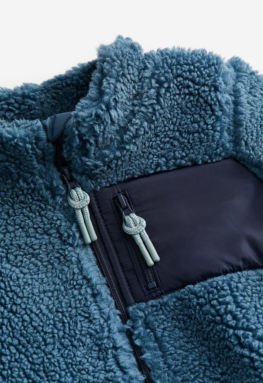 H&M - Teddy jacket - turquoise