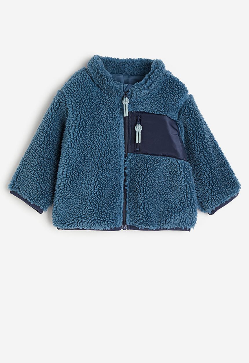 H&M - Teddy jacket - turquoise
